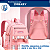 Mochila Escolar Infantil Meninas ZM Baby Rosa - Imagem 6