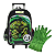 Mochila Rodinha G 17 Infantil Avengers Hulk Luxcel Ic38102ag - Imagem 1
