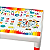 Mesinha Didática Infantil Escolar c/ Cadeira Bell Toy 9068 - Imagem 5