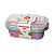 Conj. 3 Potes Coloridos Plastico 1,1L Sanremo - Imagem 1