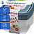 Conj. 5 Potes Plastico 580ML Sanremo - Imagem 3