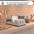 Kit com Escorredor Dispenser e Lixeira Coza Flat Bege - Imagem 6