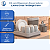 Kit com Escorredor Dispenser e Lixeira Coza Flat Bege - Imagem 3