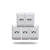 Kit 5 Tomada Simples 10A 250V Aria Branco Tramontina - Imagem 1