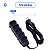 Extensão 5 Tomadas Slim 5m 10A Bivolt Preto Force Line - Imagem 5