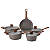 Conjunto 5 Panelas Style Cook Grafito - Imagem 1