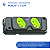 Tomada em Barra Robust 2T 20A Preto/Verde Fiolux - Imagem 3