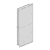 Quadro Sistema Vdi Tigre 80x40cm Embutir Para Rede E Tv - Imagem 1