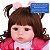 Boneca Bebe Reborn Laura Baby  Valentina Shiny Toys - Imagem 4
