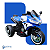 Motocicleta Elétrica 3 Rodas Azul 12V Shiny Toys - Imagem 6