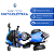 Motocicleta Elétrica 3 Rodas Azul 12V Shiny Toys - Imagem 2