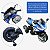 Motocicleta Elétrica 3 Rodas Azul 12V Shiny Toys - Imagem 4