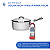 Kit Panela Solar 16cm Inox + Pasta para Polir Tramontina - Imagem 4