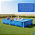 Piscina Infantil 3000 Litros Retangular Azul Mor - Imagem 8
