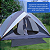 Barraca Camping Luna Para 8 Pessoas Impermeável Azul - Mor - Imagem 5