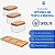 Conjunto 3 Potes Vidro Tampa E Bandeja Bambu Wolff 33cm - Imagem 5