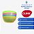 Kit 4 Potes Tigelas Bowls Plástico Coloridos 370ml Colorido - Imagem 5