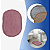 Tapete Algodão Oval P/banheiro Lavabo Quarto Closet 40x60cm - Imagem 1