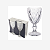 02 Unidades Taças De Vidro 330ml Diamond Transparente - 2un - Imagem 2