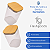 Pote Mantimentos Quadrado 1,1L Tampa Bambu Transparente - Imagem 5