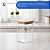 Pote Mantimentos Quadrado 2L Tampa Bambu Transparente - Imagem 4