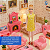 Conjunto Boneca Casa dos Sonhos Com 10 Peças Casa De Boneca - Imagem 6