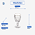 Jogo De 6 Taças Borda Dourada 330ml Diamond Clear Class Home - Imagem 3