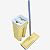 Mop Flat com Balde Amarelo Casavita - Imagem 2