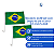 Kit Bandeira Do Brasil Para Janela Carro 5 UNID - Imagem 2