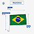 Kit 10 Bandeira Brasil P/ Vidro Janela Carro Copa Do Mundo - Imagem 8