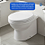 Assento Sanitário Alumasa Almofadado Branco Florenza - Imagem 3