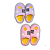 Pantufa Peluciada Infantil Cores Sortidas Tam 28-29 - Imagem 1