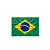 Kit 10 Unid Bandeira do Brasil Média Copa do Mundo 2026 - Imagem 1