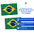 Bandeira do Brasil Poliéster Média Copa do Mundo 2026 - Imagem 2