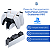 Base Carregamento Controle Sony Ps5 Dualsense Duplo Branco - Imagem 2