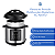 Panela de Pressão Multifunções Digital 127V Inox 6L Agratto - Imagem 2