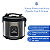 Panela De Arroz E Legumes Eletrica Inox 400w 127V Agratto - Imagem 3