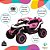 Carro Elétrico Jipe Off Road Rosa 12v - Imagem 2