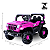 Carro Elétrico Jipe Off Road Rosa 12v - Imagem 6