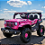 Carro Elétrico Jipe Off Road Rosa 12v - Imagem 4