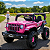 Carro Elétrico Jipe Off Road Rosa 12v - Imagem 5