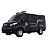 Miniatura Brinquedo Van Policia Iveco Daily 1:20 - Imagem 1