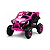 Carro Elétrico Utv Adventure Rosa - Imagem 1