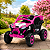 Carro Elétrico Utv Adventure Rosa - Imagem 4