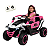 Carro Elétrico Utv Adventure Rosa - Imagem 2