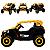 Carro Elétrico Utv Adventure Laranja - Imagem 4