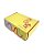 Caixa Correios / E-commerce Empastada  (22 x 14 x 7 cm) Felicidade Amarela - 50 unidades - Imagem 1