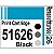 Etiqueta para Cartucho HP26 Black (51626) - 10 unidades - Imagem 1