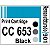 Etiqueta para Cartucho HP901 Black (CC653) - 10 unidades - Imagem 1