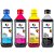 Tinta Corante InkPrinter para HP Série 7000, 8000 (4x500ml) - Imagem 1